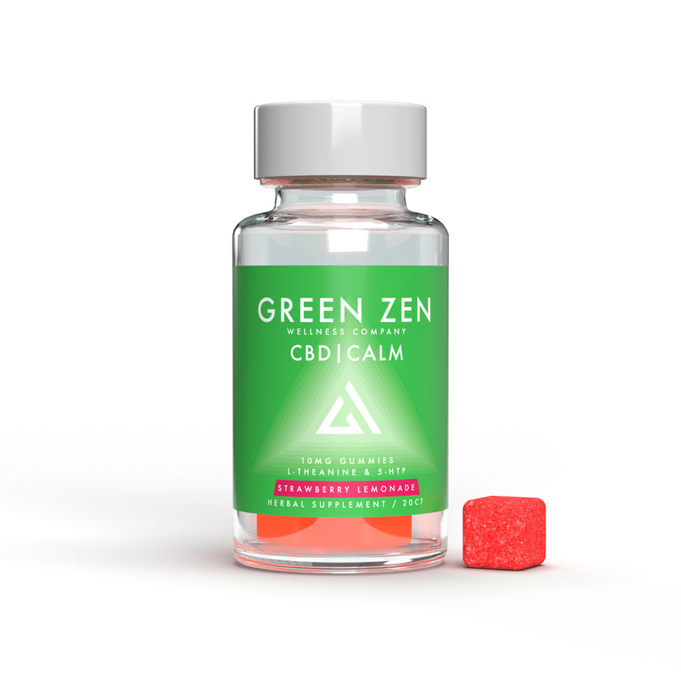Green Zen CBD Calm Gummies 10mg - 20 Count
