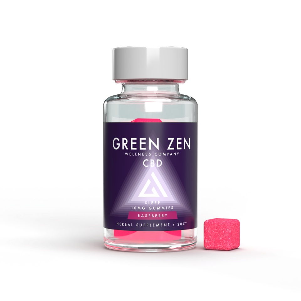 Green Zen CBD Sleep Gummies 10mg - 20 Count